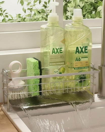 Sponge Holder for Kitchen Sink BANJEKT Sink Caddy Dish Sponge Holder Rustproof