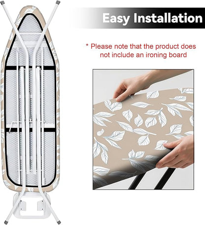 Floral Ironing Board Cover 17.7"x49", Standard Size Iron Board Covers