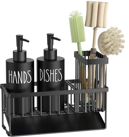 MASADI Kitchen Dish Soap Dispenser Set