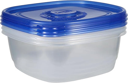 Glad GladWare XL Square Food Storage Containers, Family Size Meal Container