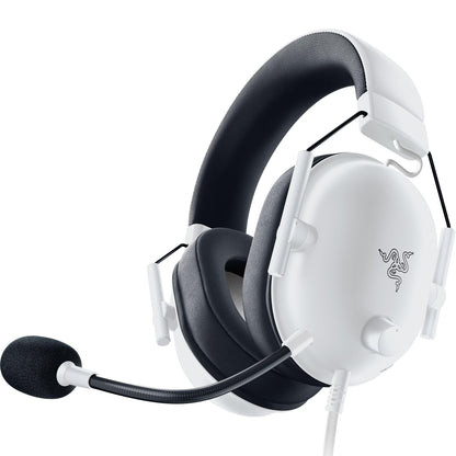 Razer BlackShark V2 X Gaming Headset: Special Edition - 50mm Drivers - Cardioid Mic - Comfortable Noise Isolating Earcups - for PC, Mac, PS5, Xbox One, Nintendo Switch via 3.5mm Audio Jack - White