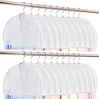 Foraineam 20 Pack Shoulder Covers Clothes Suit Protectors Breathable Garment