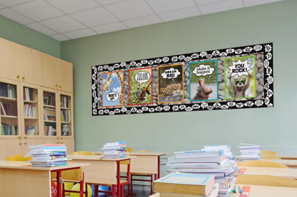 Teacher Created Resources Go Wild Animals Educational Poster Pack (TCR6824)