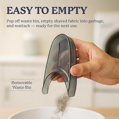 Farberware Large Lint Remover Fabric Shaver – Battery Operated Lint Shaver