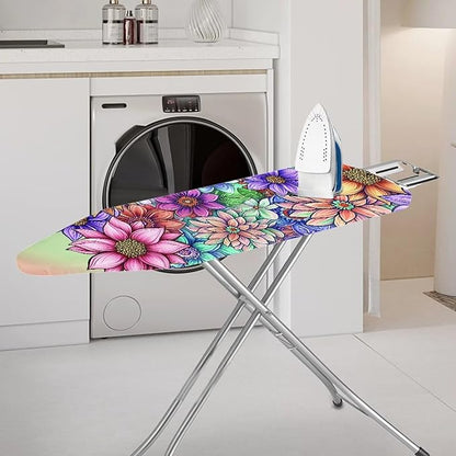 Boho Floral Ironing Board Pad Ironing Board Cover and Pad 15" x 54" Scorch