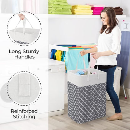 StorageRight Laundry Basket Hamper Large Collapsible Laundry Hamper