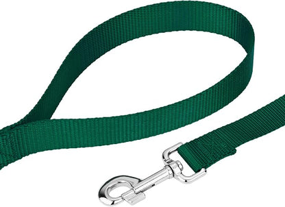 Country Brook Petz - Everyday Nylon Dog Collar and Leash - 10+ Cool Colors (3/8 Inch, 3XS, Green)
