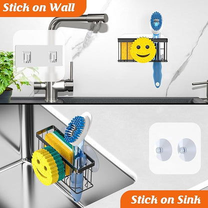 Sponge Holder Smiley Face, Sink Caddy