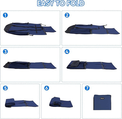BALEINE 150L Laundry Bag Backpack, 900D Oxford Fabric Large Travel Laundry Bags