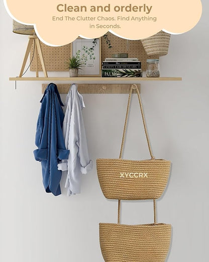 2Pack Over The Door Hanging Basket, 3 Tier Hanging Baskets