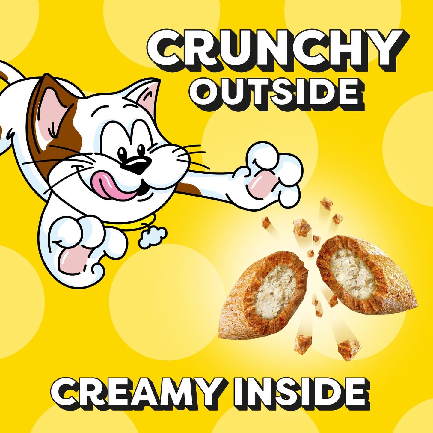 Temptations Classic Crunchy and Soft Cat Treats, Seafood Medley Flavor, 3 oz. Pouch (Pack of 12)