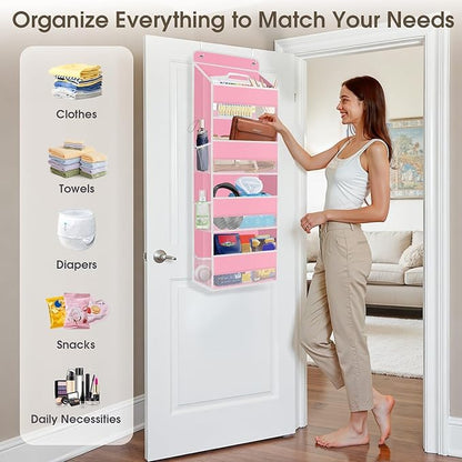 2 Pack Over The Door Organizer Hanging Storage Organizers