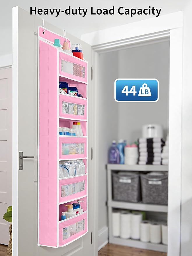 JARLINK 2 Pack Over The Door Organizer Storage, 5 Shelf Hanging Door Organizer