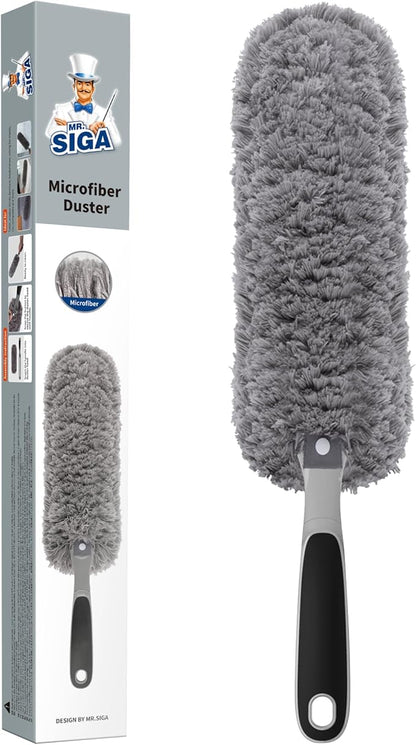MR.SIGA Lint Free Microfiber Duster, Washable Duster