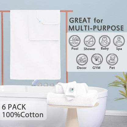 VOOVA & MOVAS White Towels Bathroom Sets