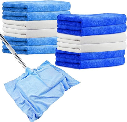 12 Pcs Extra Large Microfiber Cleaning Cloth, Microfiber Towels