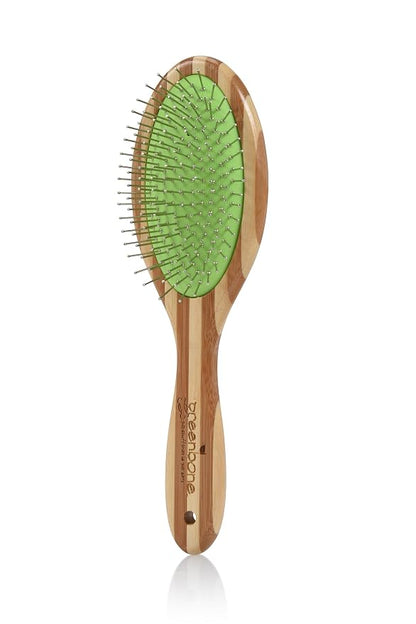 Greenbone Pet Spa Slicker Brush - All-Natural Bamboo Pet Grooming Tool - Entirely Made from Sustainable Bamboo for Dogs & Cats