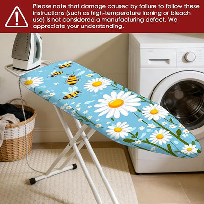 Nuxovilar Ironing Board Cover Needle Cotton 15x54 Inches | Ironing Board Cover