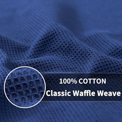 Homaxy 100% Cotton Waffle Weave Kitchen Towels
