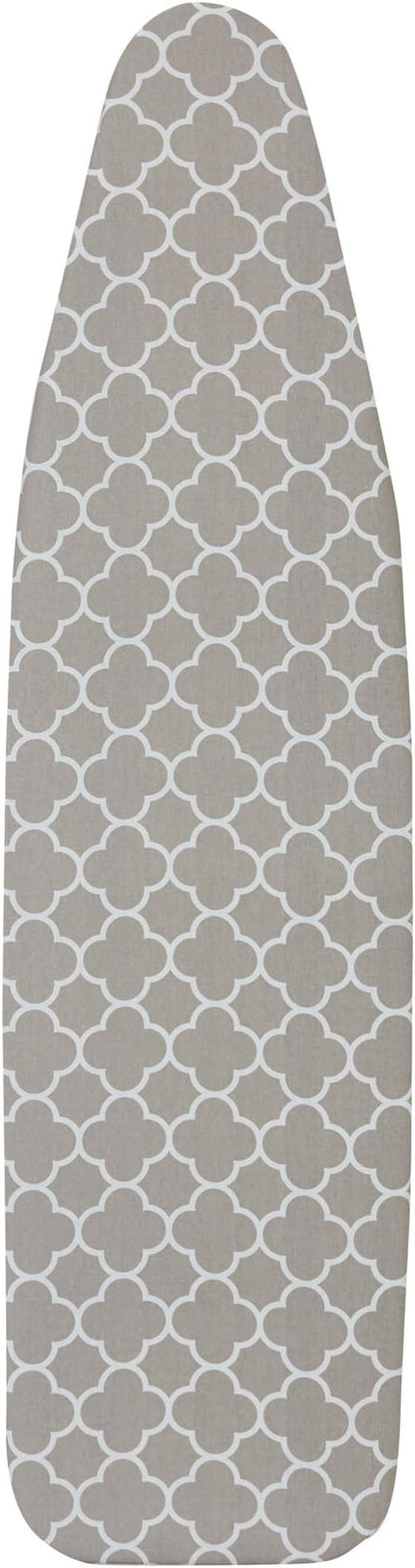 Household Essentials 80098 Ironing Board Cover | 100% Cotton | Gray Trellis