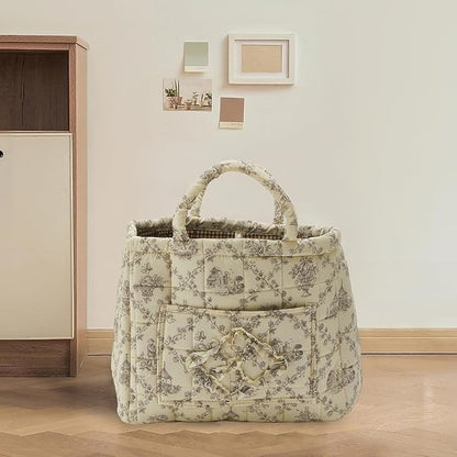 Quilted Fabric Storage Basket
