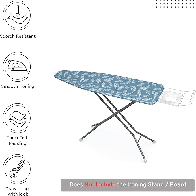 Encasa XO Ironing Board Cover and Pad 54"x15"