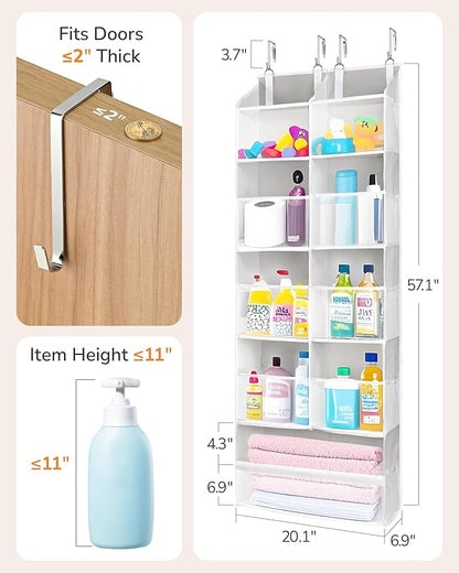 ULG Over the Door Organizer, 5-Tier Extra Large Hanging Storage