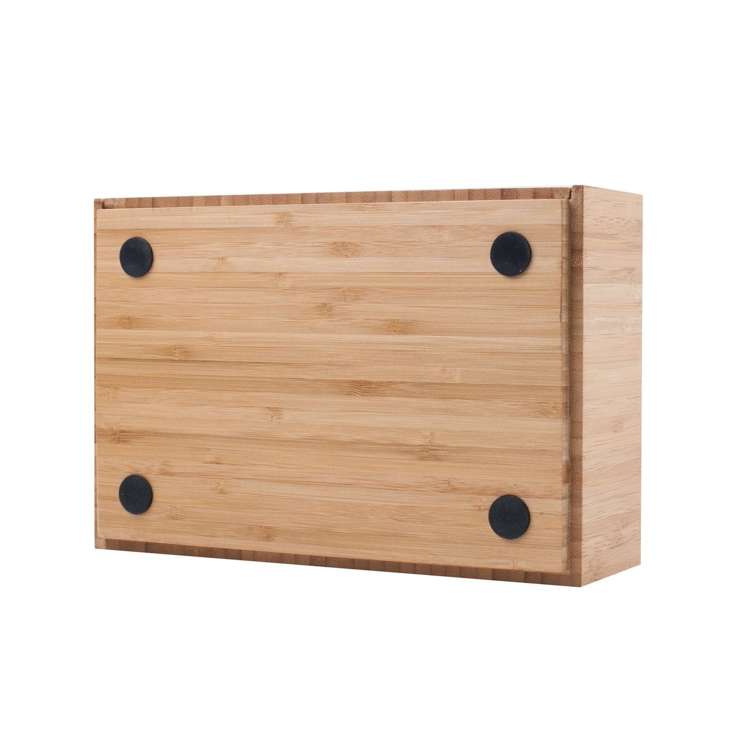 Mobilevision Large Bamboo Drawers (Set of 2) For Monitor Stand & Stackable Storage Solution for office products pens, pencils, scissors, notepads, business cards and more