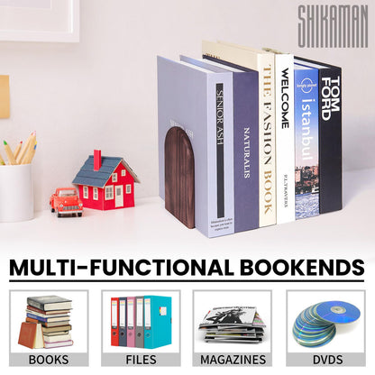 Book Ends,Bookends Wood Book Ends Universal Economy Bookend (16, Medium)