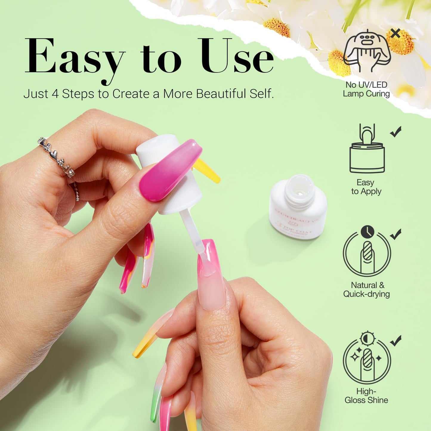 AZUREBEAUTY Dip Powder Nail Kit Starter, All Season Skin Tone Nude Brown 4 Colors Acrylic Dip Powder Liquid Set with Base/Top Coat Activator for French Nail Art Manicure DIY Salon Gifts