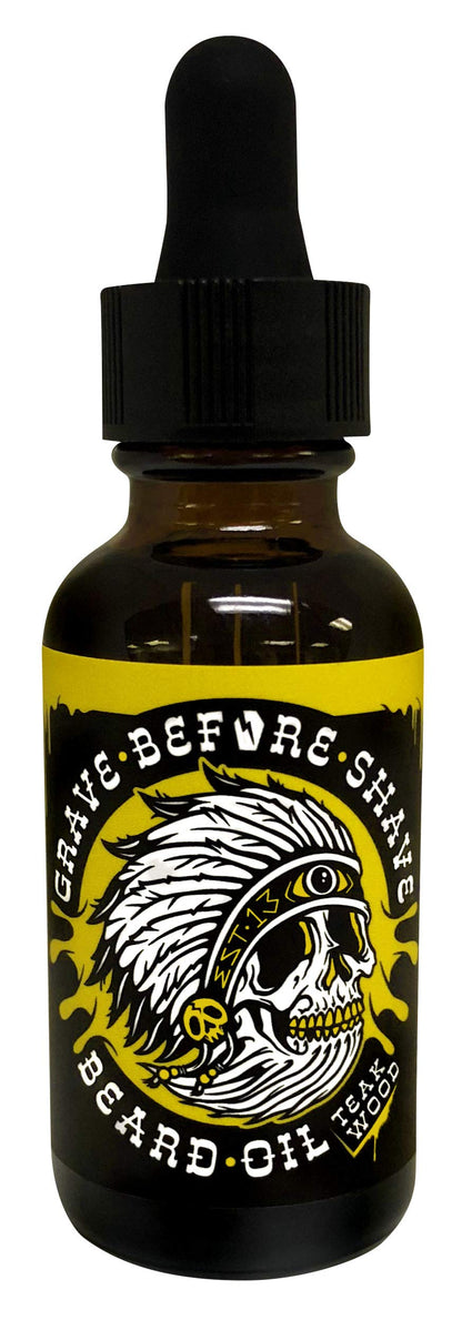 Grave Before Shave Beard Oil (Cigar Blend) 4 oz. Bottle