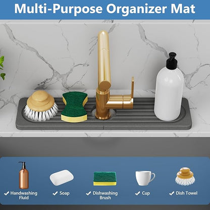 Stone Quick Dry Faucet Mat for Kitchen Sink Stone Faucet Mat for Kitchen Sink