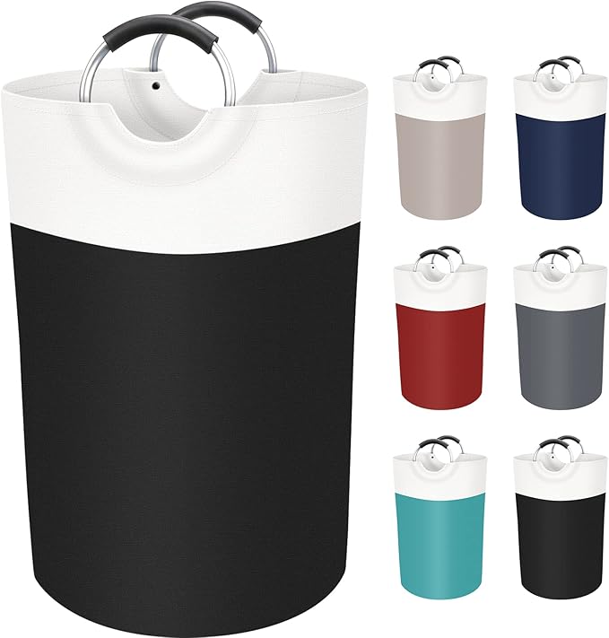 BlissTotes 75L Laundry Basket, Freestanding Laundry Hamper, Collapsible Dirty