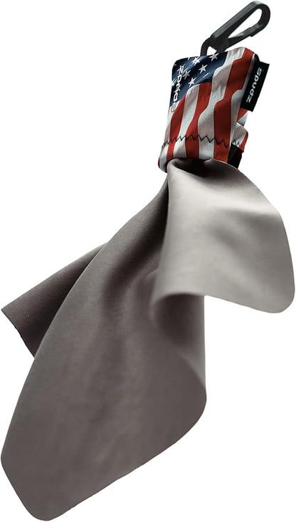 SPUDZ Ultra Microfiber Lens Cleaner – Closable Pouch, Washable –