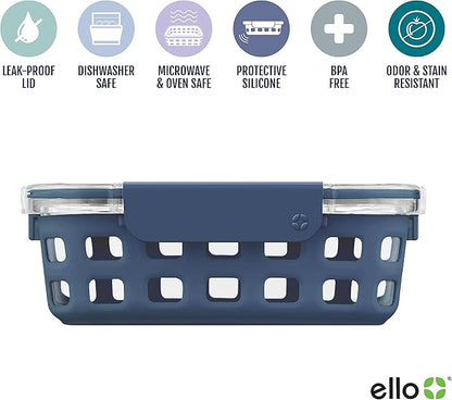 Ello Duraglass Meal Prep Container- Glass Food Storage Container
