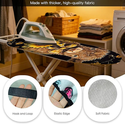 Nuxovilar Ironing Board Cover Needle Cotton 15x54 Inches | Ironing Board Cover