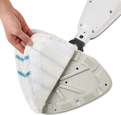 Reusable Steam Mop Pads Set, 4 Pack Steam Mop Pads & 4 Universal Microfiber