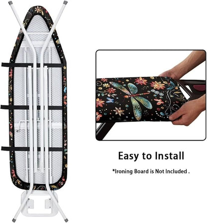Dragonfly Ironing Board Cover Non Stick Scorch Ironing Board Cover and Pad