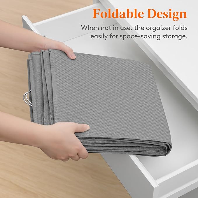 Lifewit Dual-Row Shelf Hanging Closet Organizer and Storage, Clothes Shelves