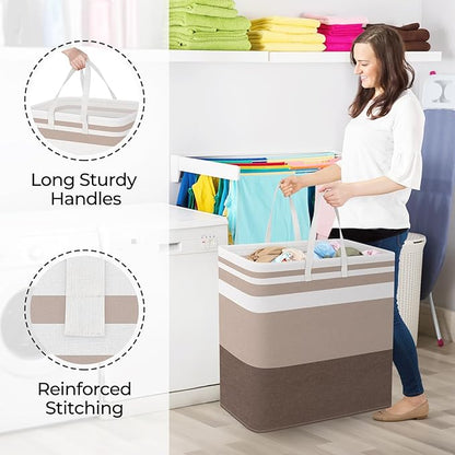 StorageRight Large Collapsible Laundry Basket Hamper