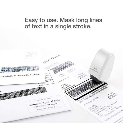 Guard Your ID Identity Protection Stamp Roller, Deluxe Multi-Color 4-Pack