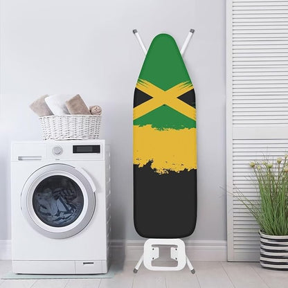 GLENLCWE Jamaican Flag Iron Board Cover Heat Reflective Ironing Board Cover