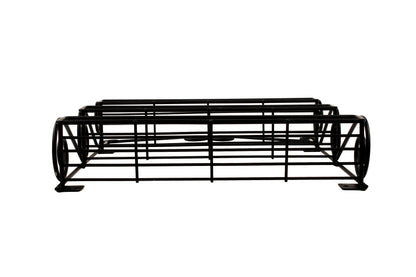 Spectrum Diversified Scroll Wall-Mounted Traditional Spice Rack Organizer for Cabinet & Kitchen, 3-Tier, Beauty & Nail Polish, 43710