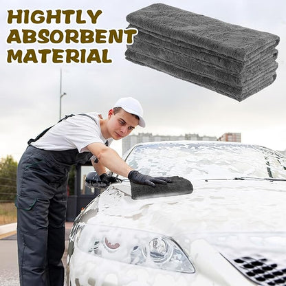 4 Pcs Extra Large Microfiber Cleaning Cloth, Lint and Streak Free