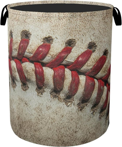 Baseball Laundry Basket with Handles