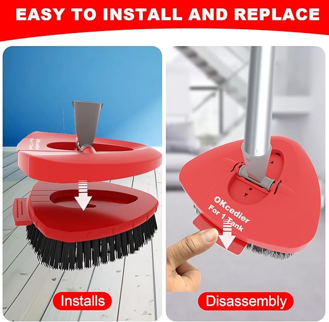 Upgrade Scrub Brush Replacement Head Compatible