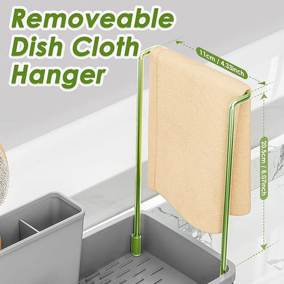 Ewaiira Stainless Steel Sink Caddy, Sponge Holder