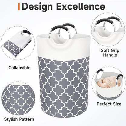 Large Laundry Basket Laundry Hamper Bag Washing Bin Clothes Bag Collapsible Tall
