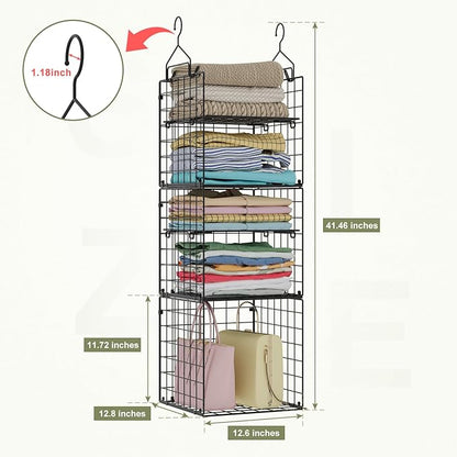 X-cosrack Hanging Closet Organizer and Storage