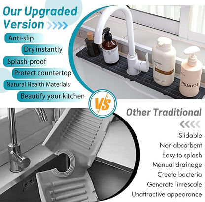 Stone Faucet Mat for Kitchen Sink
